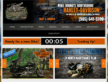 Tablet Screenshot of northshoreharley.com